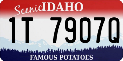 ID license plate 1T7907Q