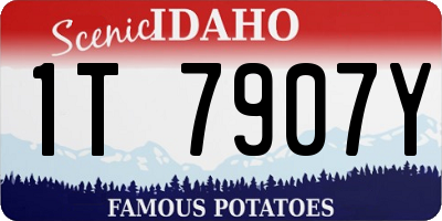 ID license plate 1T7907Y