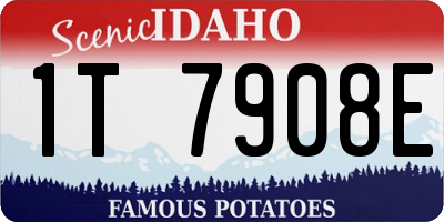 ID license plate 1T7908E