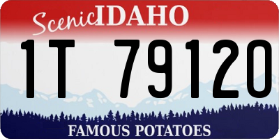 ID license plate 1T7912O