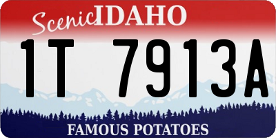 ID license plate 1T7913A