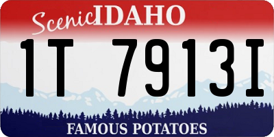 ID license plate 1T7913I