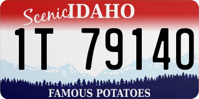 ID license plate 1T7914O