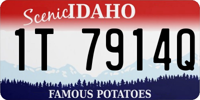 ID license plate 1T7914Q