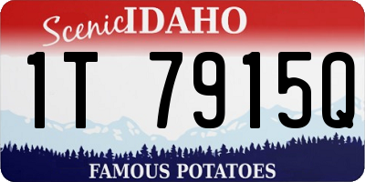 ID license plate 1T7915Q