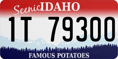 ID license plate 1T7930O