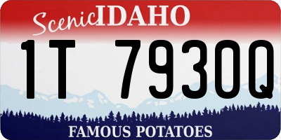 ID license plate 1T7930Q