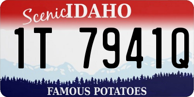 ID license plate 1T7941Q