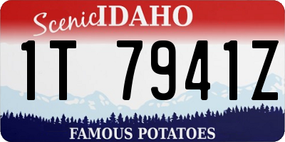 ID license plate 1T7941Z