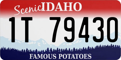 ID license plate 1T7943O