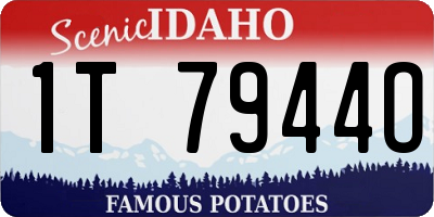 ID license plate 1T7944O
