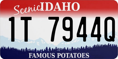 ID license plate 1T7944Q