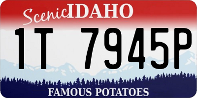 ID license plate 1T7945P