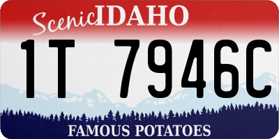 ID license plate 1T7946C