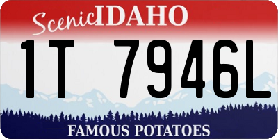ID license plate 1T7946L