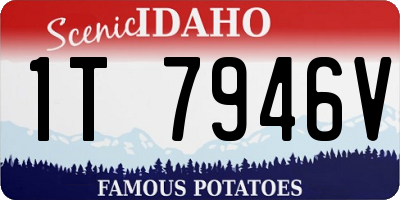 ID license plate 1T7946V