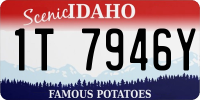 ID license plate 1T7946Y