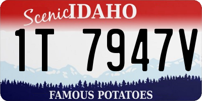 ID license plate 1T7947V
