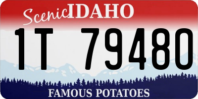 ID license plate 1T7948O
