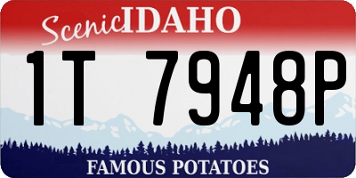 ID license plate 1T7948P