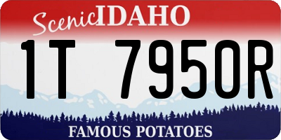 ID license plate 1T7950R