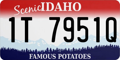 ID license plate 1T7951Q
