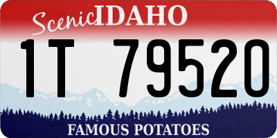 ID license plate 1T7952O