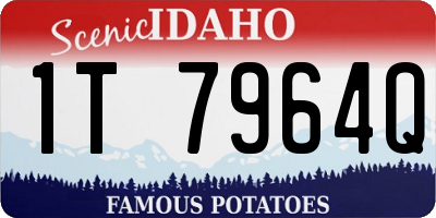 ID license plate 1T7964Q