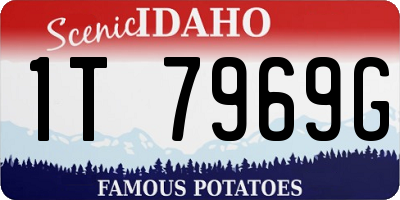 ID license plate 1T7969G