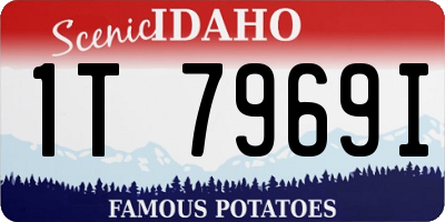ID license plate 1T7969I