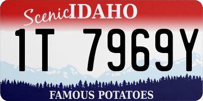 ID license plate 1T7969Y