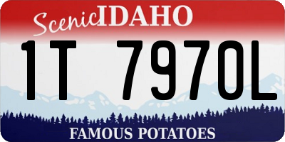 ID license plate 1T7970L