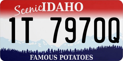 ID license plate 1T7970Q