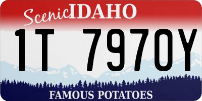 ID license plate 1T7970Y