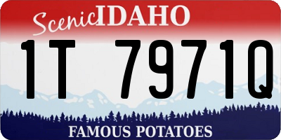 ID license plate 1T7971Q