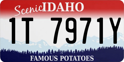 ID license plate 1T7971Y