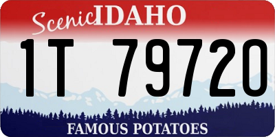 ID license plate 1T7972O