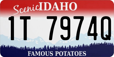 ID license plate 1T7974Q