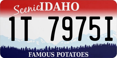 ID license plate 1T7975I