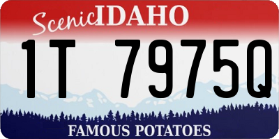 ID license plate 1T7975Q