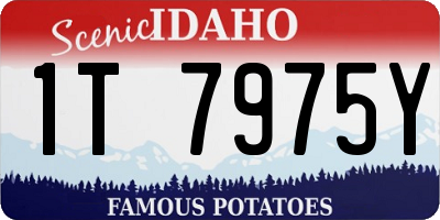 ID license plate 1T7975Y