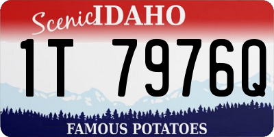 ID license plate 1T7976Q