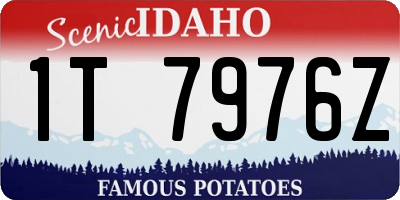 ID license plate 1T7976Z