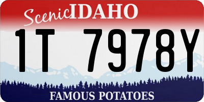 ID license plate 1T7978Y