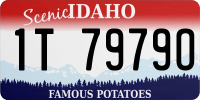 ID license plate 1T7979O