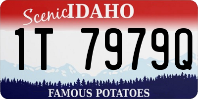 ID license plate 1T7979Q