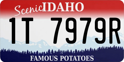 ID license plate 1T7979R