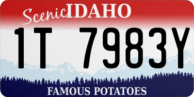 ID license plate 1T7983Y