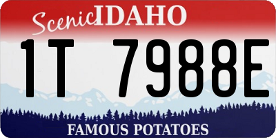 ID license plate 1T7988E