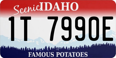 ID license plate 1T7990E